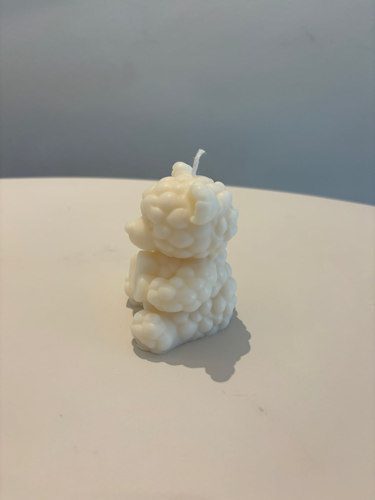 Teddykerze mit Wolke
